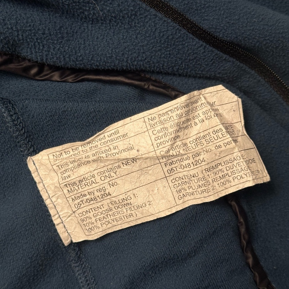 Lululemon Down For A Run Hybrid Jacket - Black/Blue - Goose Down & Fleece - S - Picture 6 of 7
